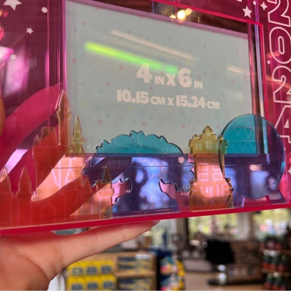 2024 WDW Pink Picture Frame- 4x6